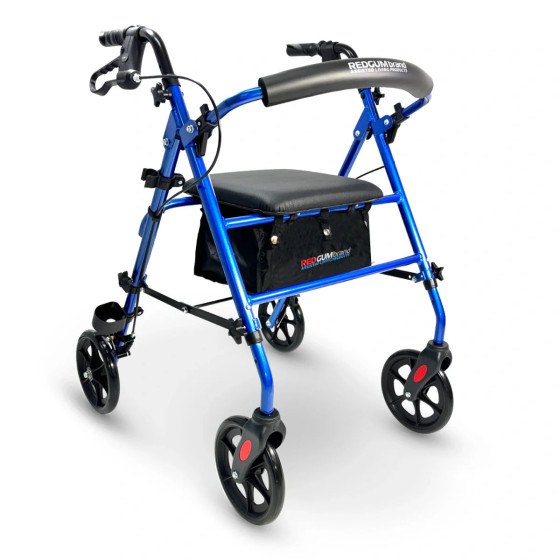 Adjustable Height Lightweight Seat Walker - 8" Wheels
