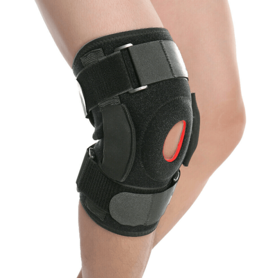 Double Hinged Full Knee Support Patella Brace