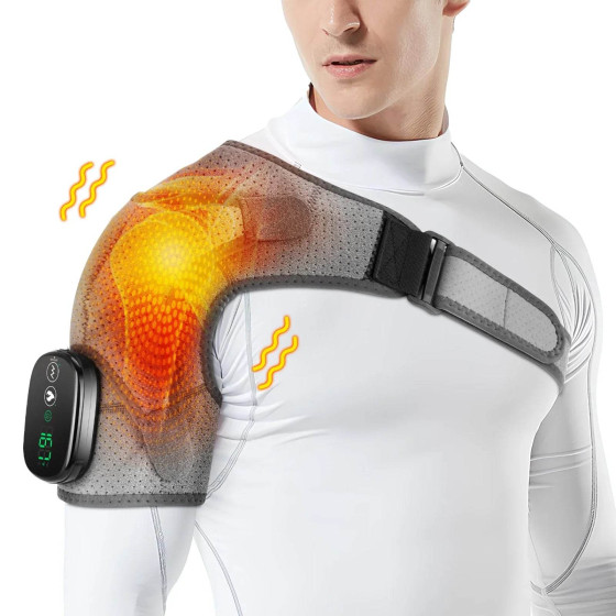 Electric Shoulder Massage Support Belt Strap with Adjustable of Heating