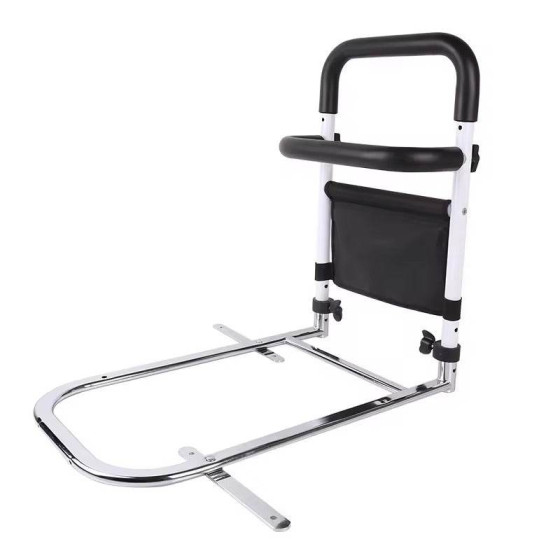 FOCLOVER Adjustable height of the elderly bedside auxiliary armrest, bedside railing to prevent falls