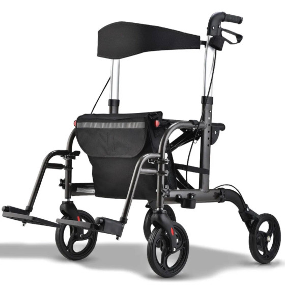 SmartRoller 2合1助行器助行器和公交轮椅——欧式