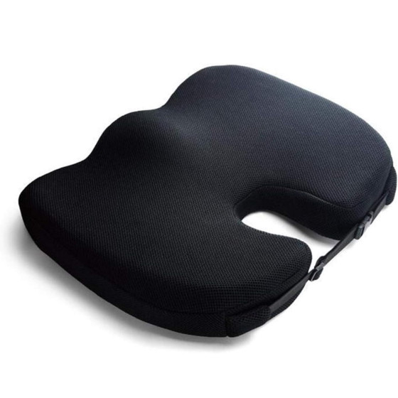 Wheelchair Cushion - Memory Foam Non Slip Attachable